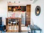 Apartamento para locaÃ§Ã£o parcialmente mobiliado