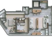 Apartamento para Venda em Barueri/SP Alphaville 2 Quartos