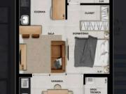 Apartamento para Venda em Bauru/SP Jardim Paulista 1 Quartos