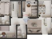 Apartamento para venda em Boqueirão de 56.67m² com 3...