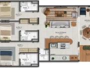 Apartamento para Venda em Camaçari/BA Itacimirim 2 Quartos