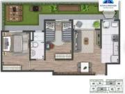 Apartamento para Venda em Campinas/SP Jardim Yeda 2 Quartos