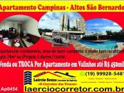 Apartamento para Venda em Campinas/SP São Bernardo 3 Quartos