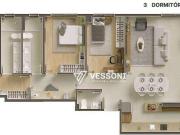 Apartamento para Venda em Curitiba/PR Água Verde 3 Quartos