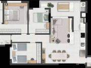 Apartamento para Venda em Curitiba/PR Água Verde 3 Quartos