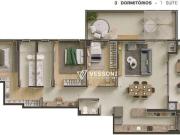 Apartamento para Venda em Curitiba/PR Água Verde 3 Quartos