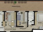 Apartamento para Venda em Curitiba/PR Cabral 2 Quartos
