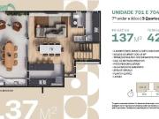 Apartamento para Venda em Curitiba/PR Portão 3 Quartos