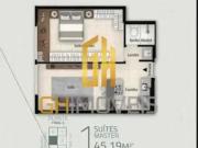 Apartamento para Venda em Goiânia/GO Setor Marista 1 Quartos