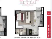 Apartamento para Venda em Goiânia/GO Setor Marista 1 Quartos