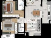 Apartamento para Venda em Goiânia/GO Setor Marista 2 Quartos