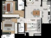 Apartamento para Venda em Goiânia/GO Setor Marista 2 Quartos