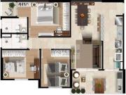 Apartamento para Venda em Jacareí/SP Jardim Pereira do...
