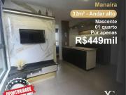 Apartamento para Venda em João Pessoa/PB Manaíra 1 Quartos