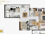 Apartamento para Venda em Joinville/SC América 3 Quartos