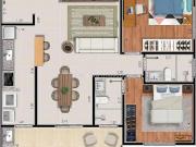 Apartamento para Venda em Juiz de Fora/MG Bairu 2 Quartos