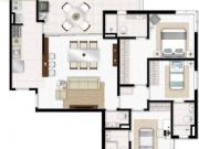 Apartamento para venda em Le Jardin de 106.00m² com 3... Apartamento para venda em Le Jardin de 106.00m² com 3...