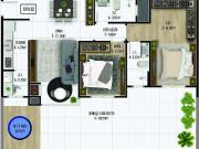 Apartamento para Venda em Navegantes/SC Centro 2 Quartos