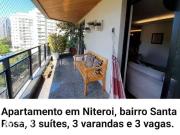 Apartamento para Venda em Niterói/RJ Santa Rosa 3 Quartos