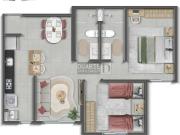 Apartamento para Venda em Palhoça/SC Pagani 2 Quartos