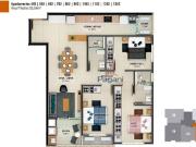 Apartamento para Venda em Palhoça/SC Pagani 3 Quartos