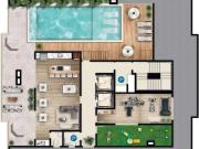 Apartamento para Venda em Palhoça/SC Pagani 3 Quartos