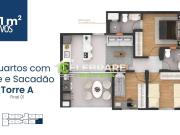 Apartamento para Venda em Pinhais/PR Centro 3 Quartos
