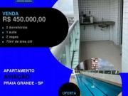 Apartamento para Venda em Praia Grande/SP Aviação 2 Quartos