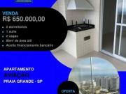Apartamento para Venda em Praia Grande/SP Aviação 2 Quartos