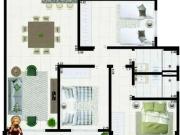 Apartamento para Venda em Praia Grande/SP Aviação 3 Quartos