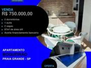 Apartamento para Venda em Praia Grande/SP Boqueirão 2...