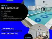 Apartamento para Venda em Praia Grande/SP Canto do Forte...