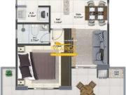 Apartamento para Venda em Praia Grande/SP Guilhermina 1...