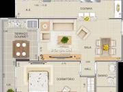 Apartamento para Venda em Praia Grande/SP Guilhermina 2...