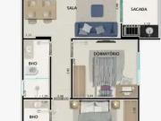 Apartamento para Venda em Praia Grande/SP Guilhermina 2...