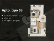 Apartamento para Venda em Praia Grande/SP Solemar 2 Quartos