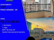 Apartamento para Venda em Praia Grande/SP Tupi 1 Quartos