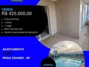 Apartamento para Venda em Praia Grande/SP Tupi 2 Quartos