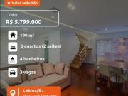 Apartamento para Venda em Rio de Janeiro/RJ Leblon 3 Quartos