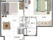 Apartamento para Venda em Rio de Janeiro/RJ Tijuca 1 Quartos