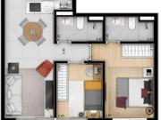 Apartamento para Venda em São Paulo/SP Brooklin 2 Quartos