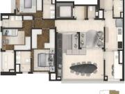 Apartamento para Venda em São Paulo/SP Brooklin 3 Quartos