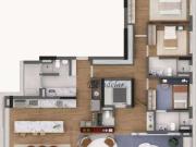 Apartamento para Venda em São Paulo/SP Pinheiros 3 Quartos