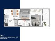 Apartamento para Venda em São Paulo/SP Vila Carrão 1 Quartos