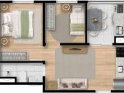 Apartamento para Venda em São Paulo/SP Ipiranga 2 Quartos