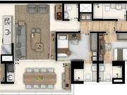 Apartamento para Venda em São Paulo/SP Vila Romana 3 Quartos