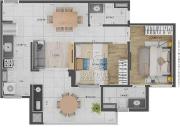 Apartamento para Venda em Santo André/SP Campestre 2 Quartos