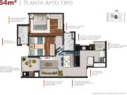 Apartamento para Venda em Santo André/SP Campestre 2 Quartos