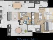 Apartamento para Venda em Santo André/SP Campestre 3 Quartos