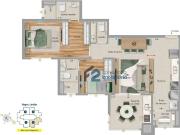 Apartamento para Venda em Santo André/SP Vila Léa 2 Quartos